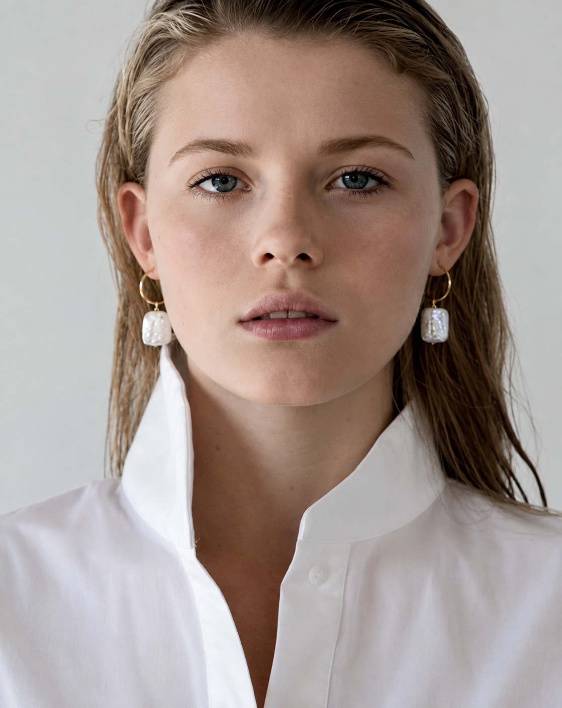 Baroque Alien Pearl Earrings Female