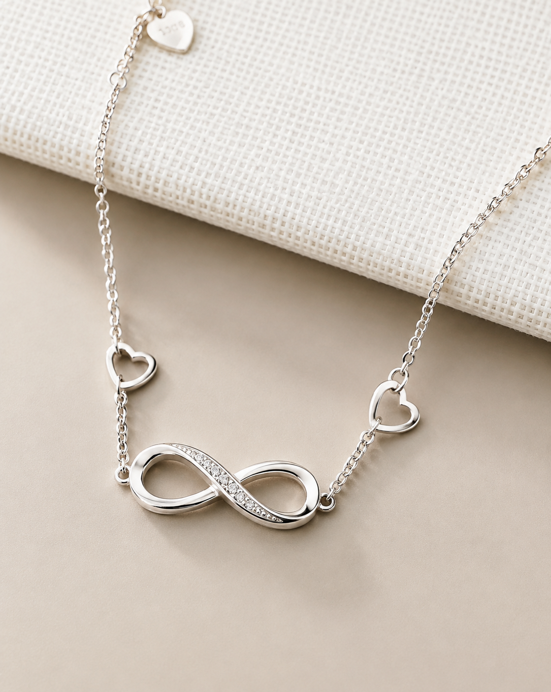 Infinite Love 925 Sterling Silver Bracelet for Women
