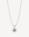 Silver Plated Crystal Starburst Pendant Necklace for Women - product image 1