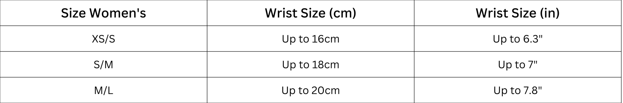 Ring size diameter guide