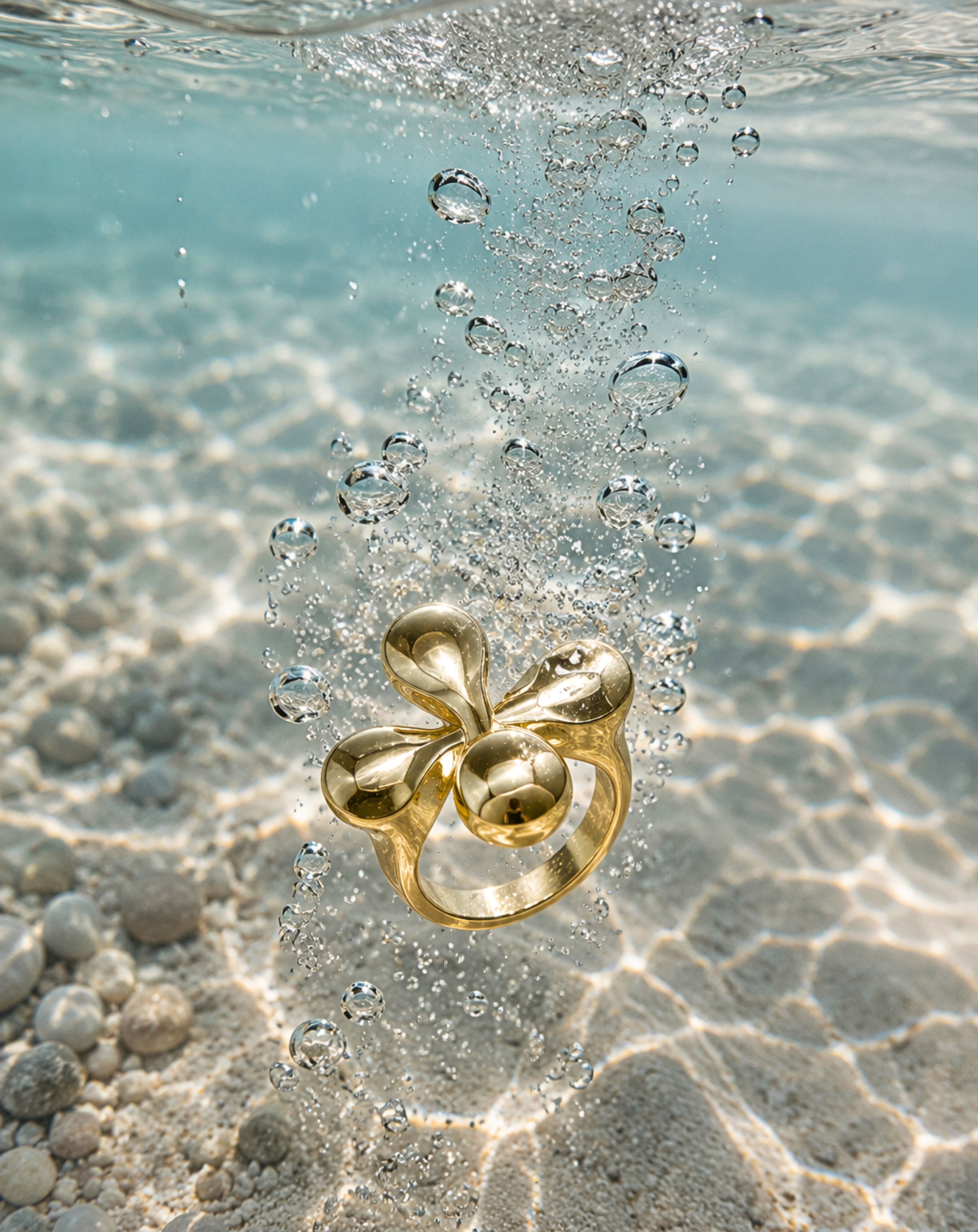 Vintage Gold Knot Ring | Titanium Steel
