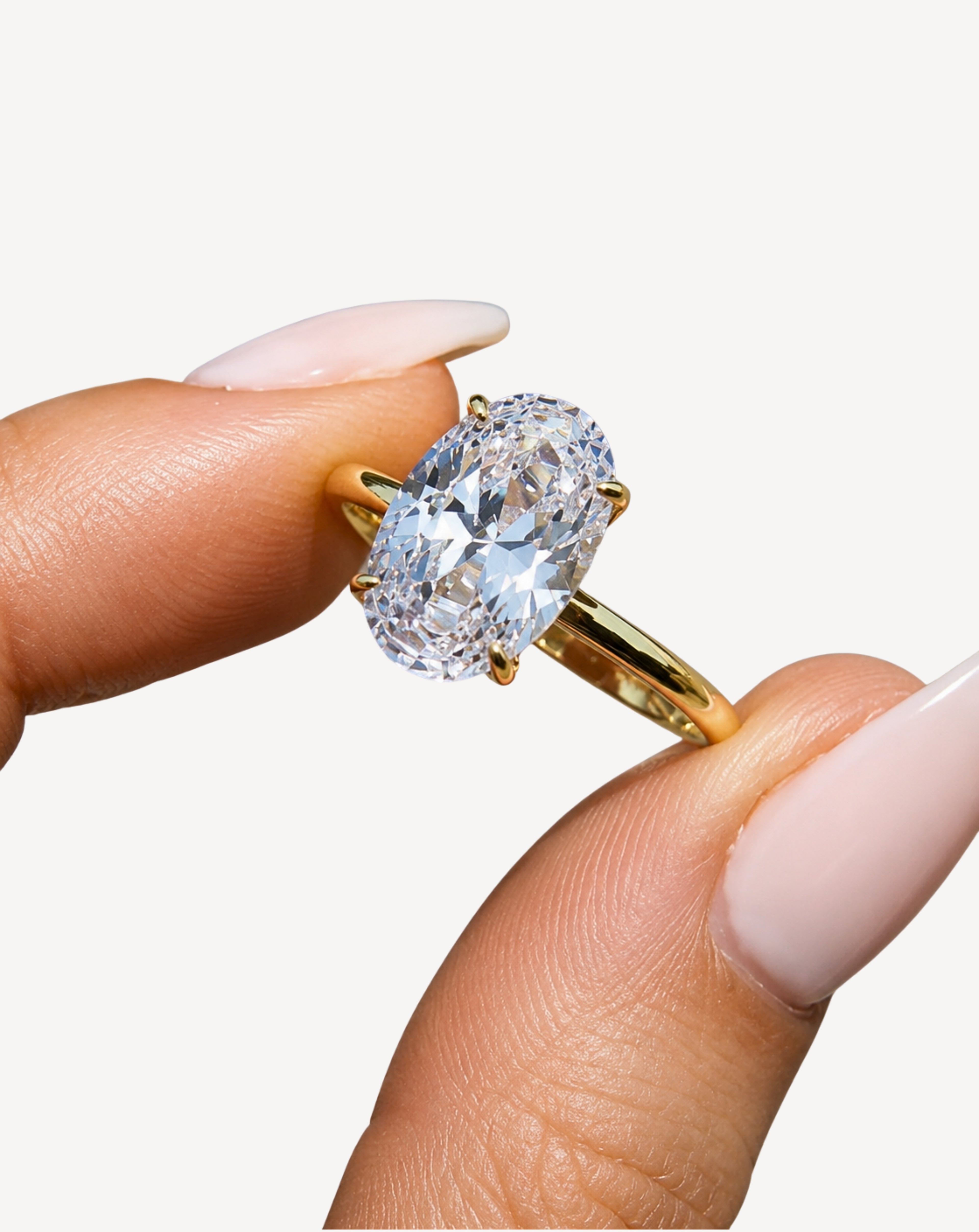Oval Zircon Ring for Women | Wedding & Engagement Ring