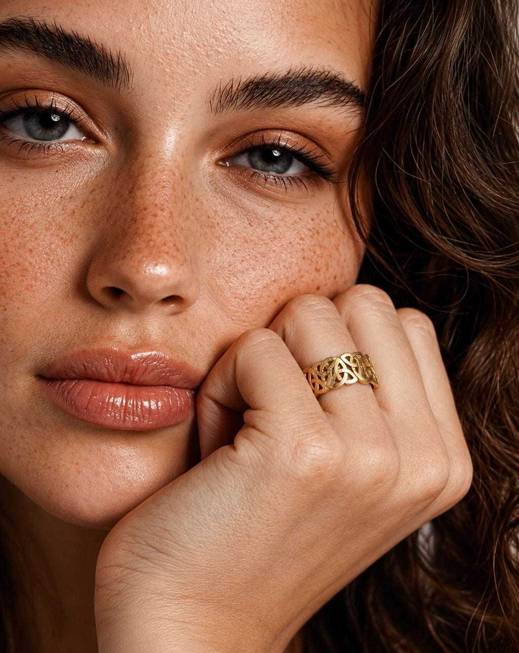 Celtic Knot Open Ring | Stainless Steel | Gold & Silver