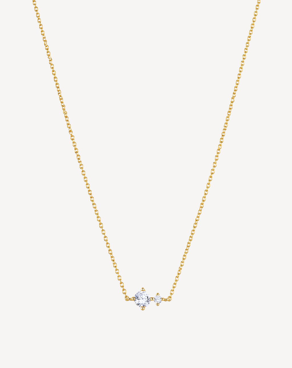 925 Sterling Silver Birthstone Necklace | 12 Months
