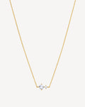 925 Sterling Silver Birthstone Necklace | 12 Months
