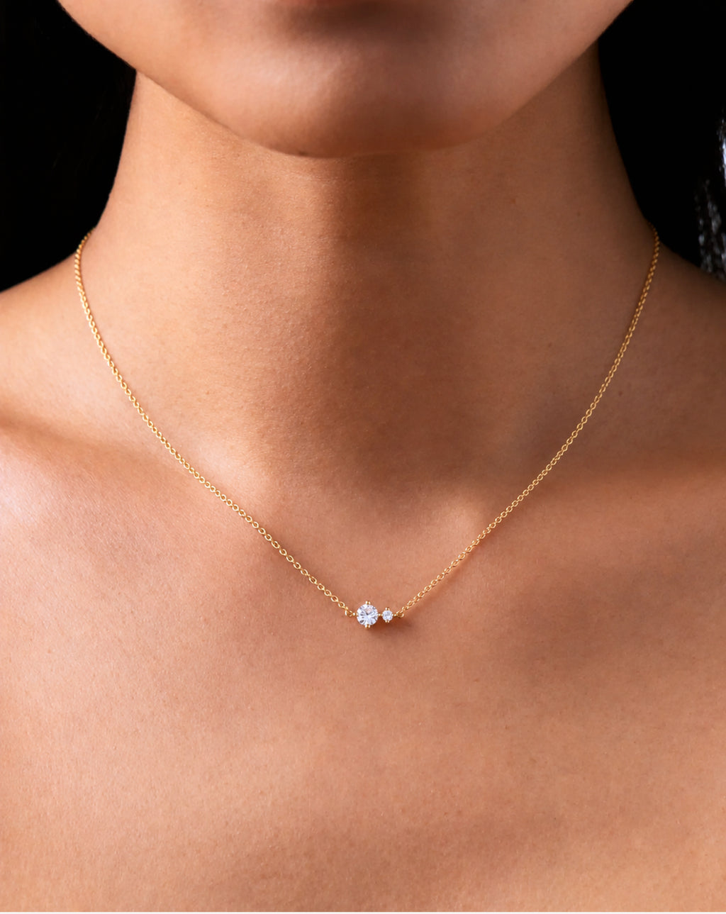 925 Sterling Silver Birthstone Necklace | 12 Months