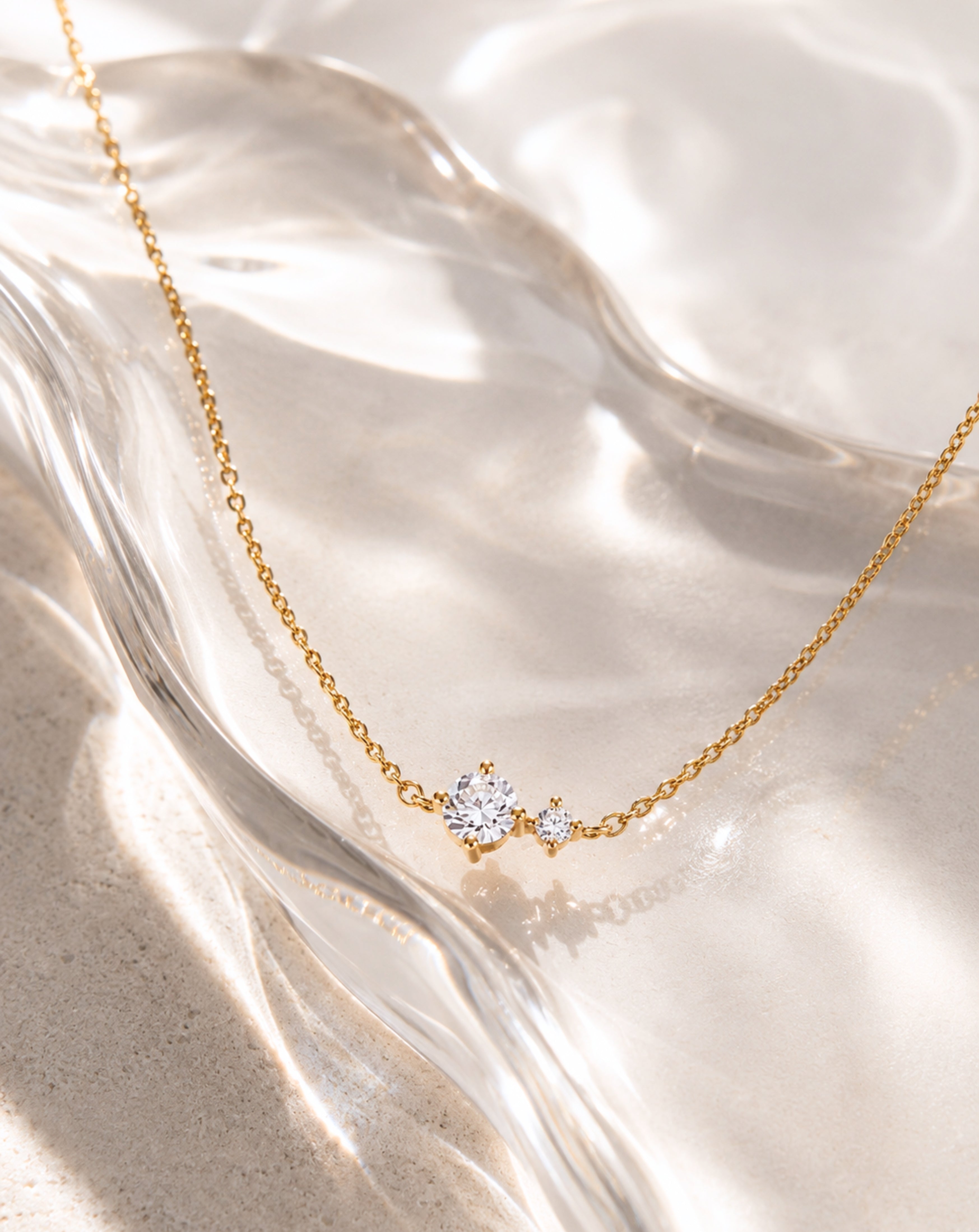 925 Sterling Silver Birthstone Necklace | 12 Months