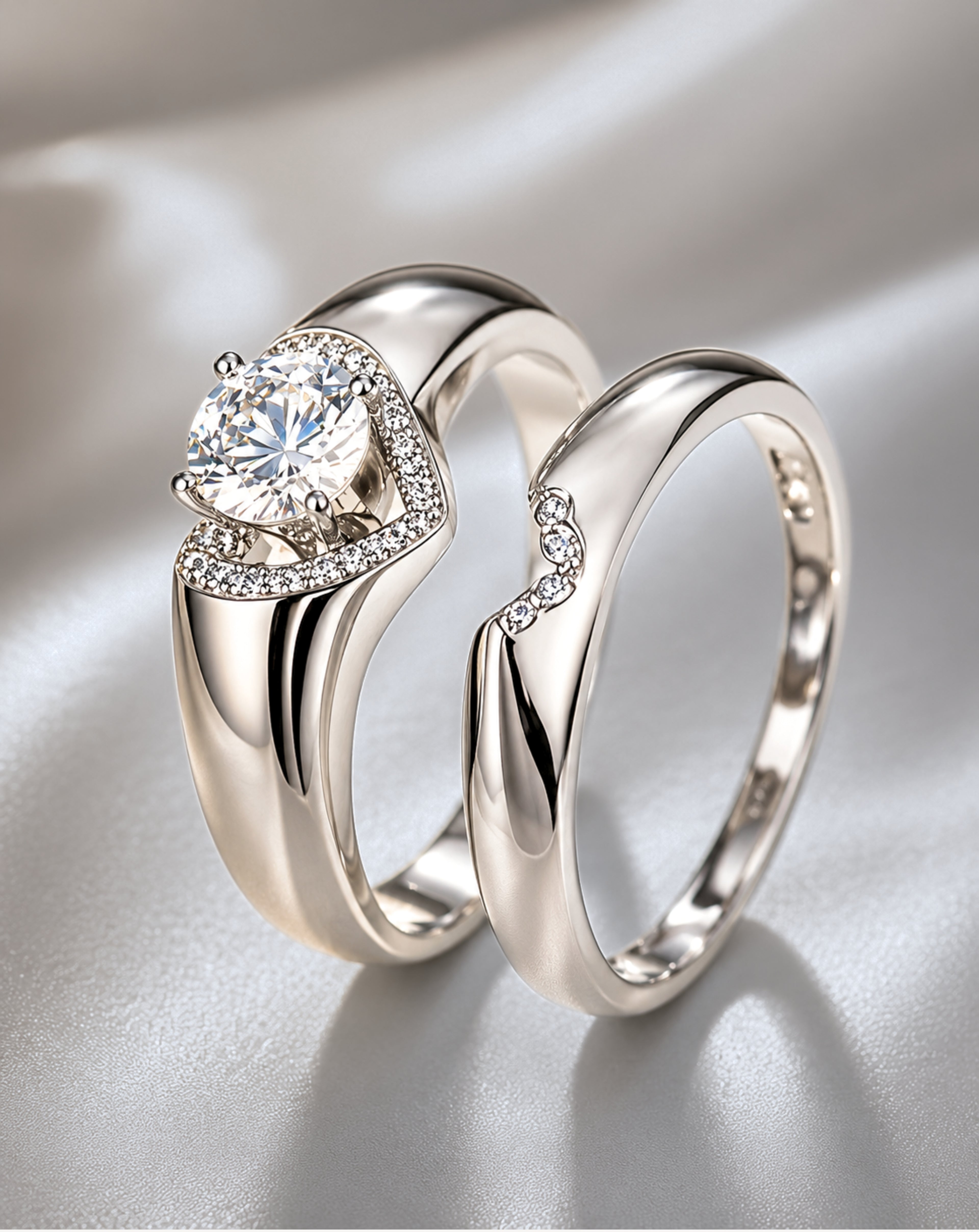 Gold Plated Titanium Steel Chain Ring for Women