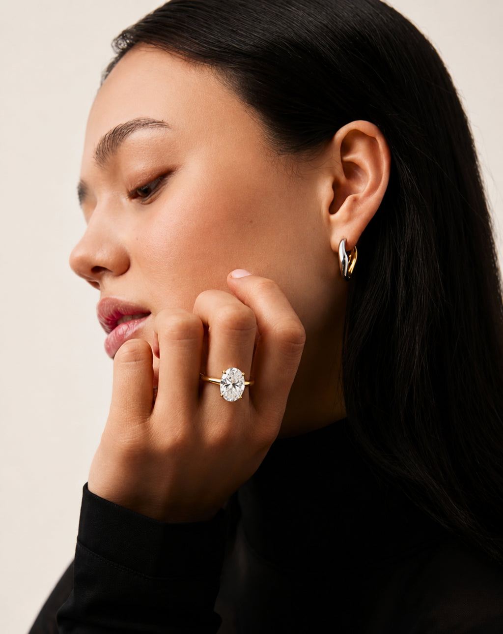 Oval Zircon Ring for Women | Wedding & Engagement Ring