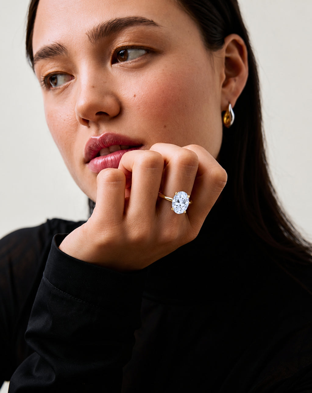 Oval Zircon Ring for Women | Wedding & Engagement Ring