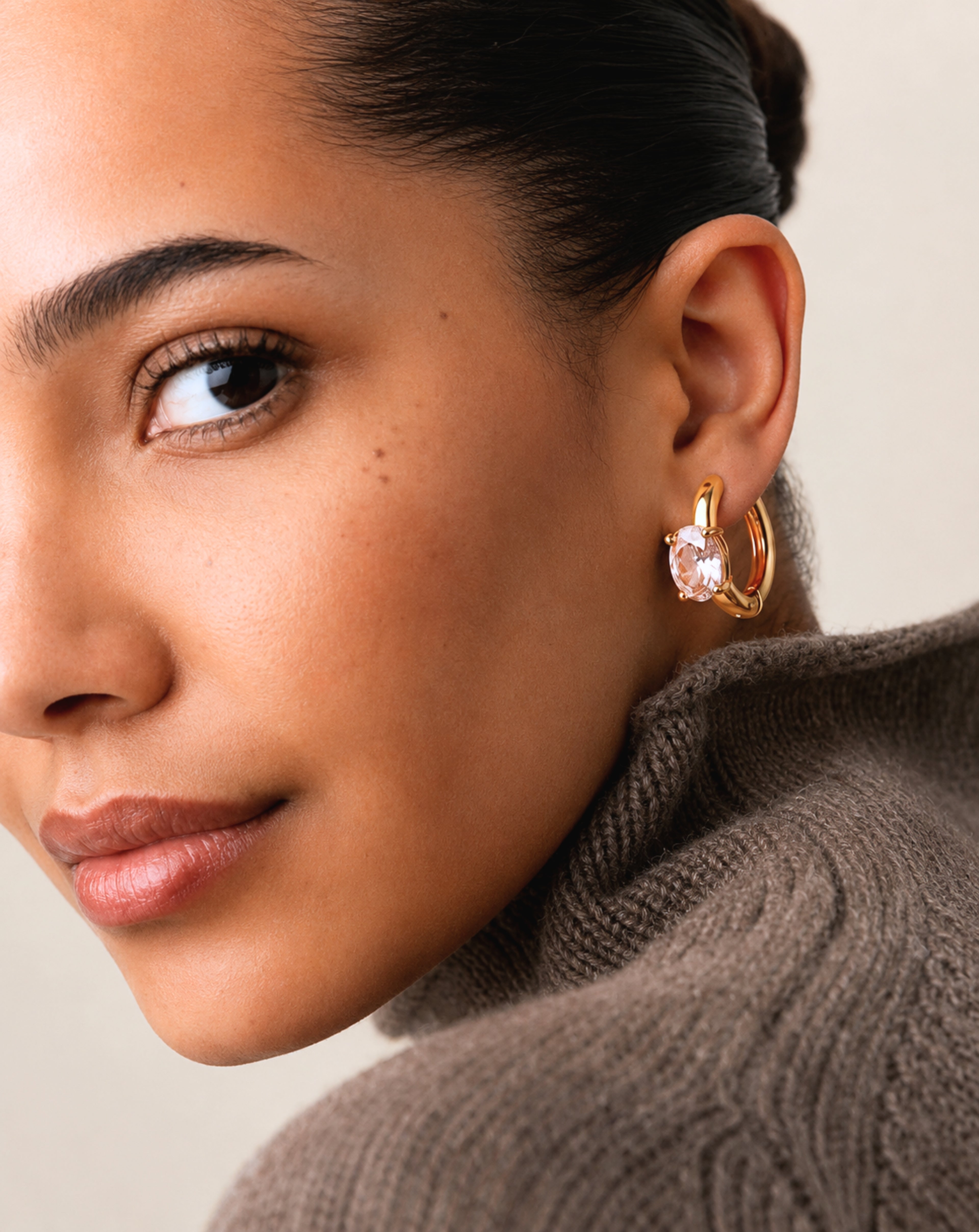 European And American Ins Fashionable Personality Simple Earrings