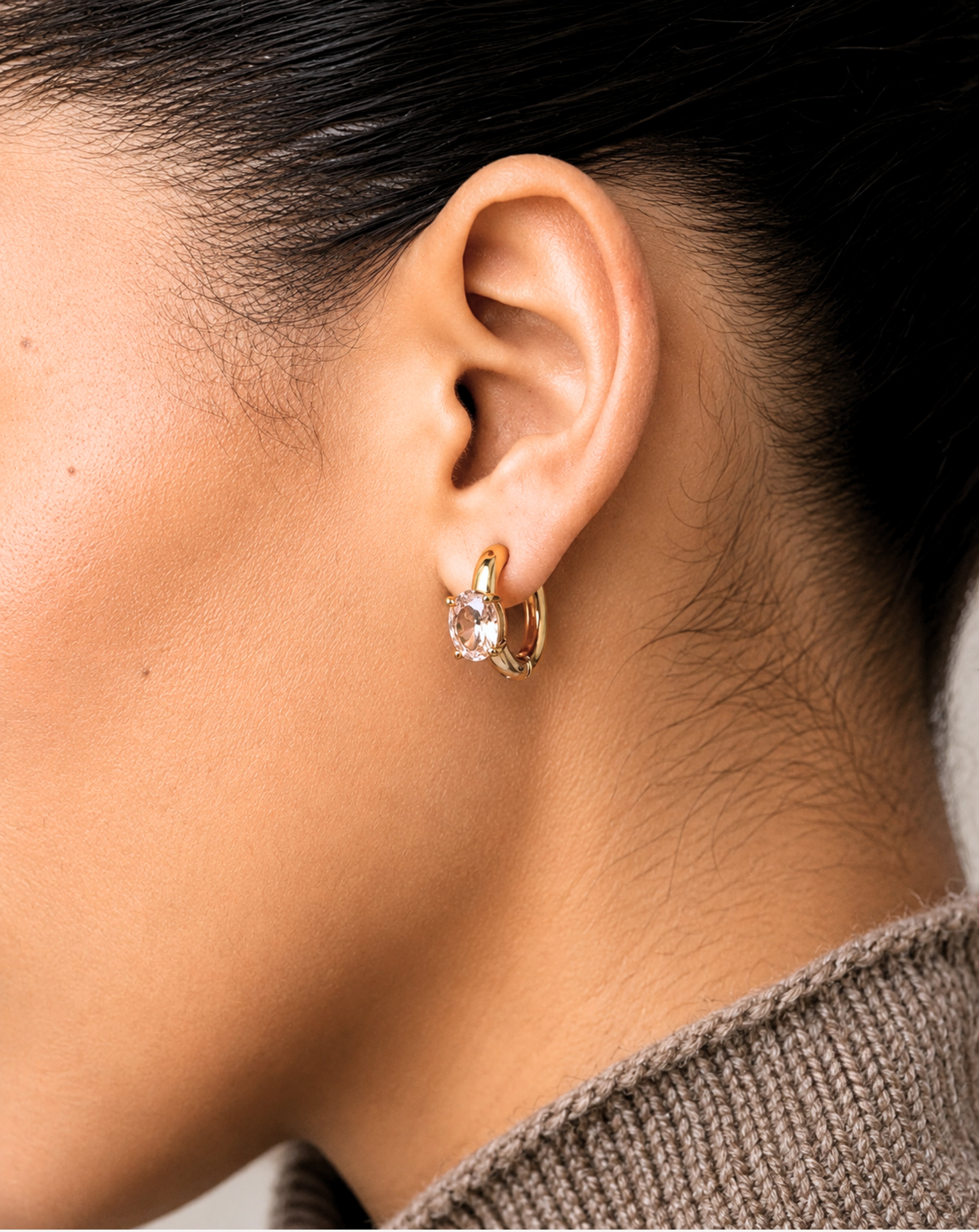 European And American Ins Fashionable Personality Simple Earrings