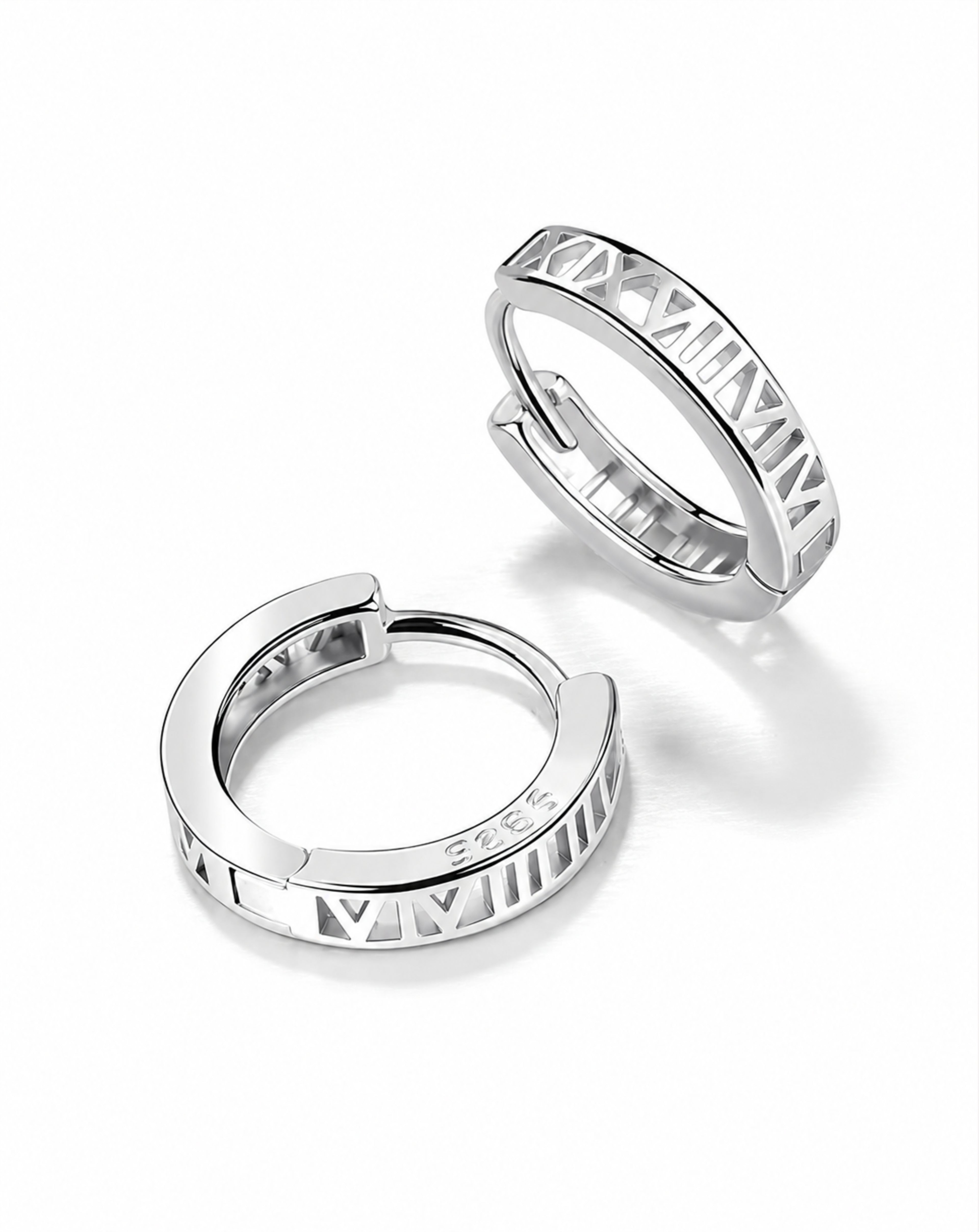 S925 Sterling Silver Earring Roman Earrings Jewelry Women