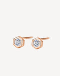 925 sterling silver earrings cute trendy gold small exquisite fine jewelry zircon earring. women's wholesale