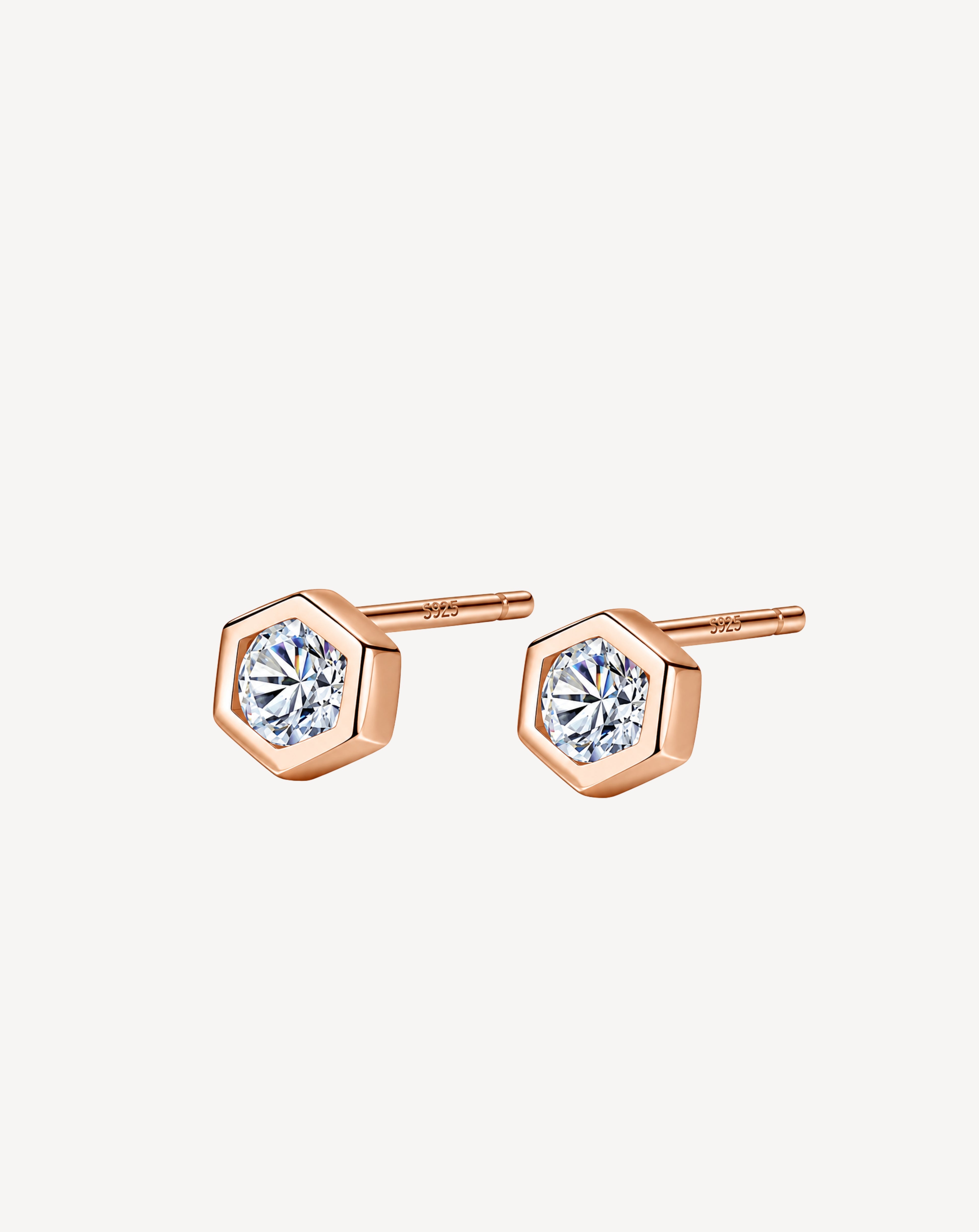 925 sterling silver earrings cute trendy gold small exquisite fine jewelry zircon earring. women's wholesale