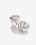 Women's Triangle Silver Plated Earring Jewelry
