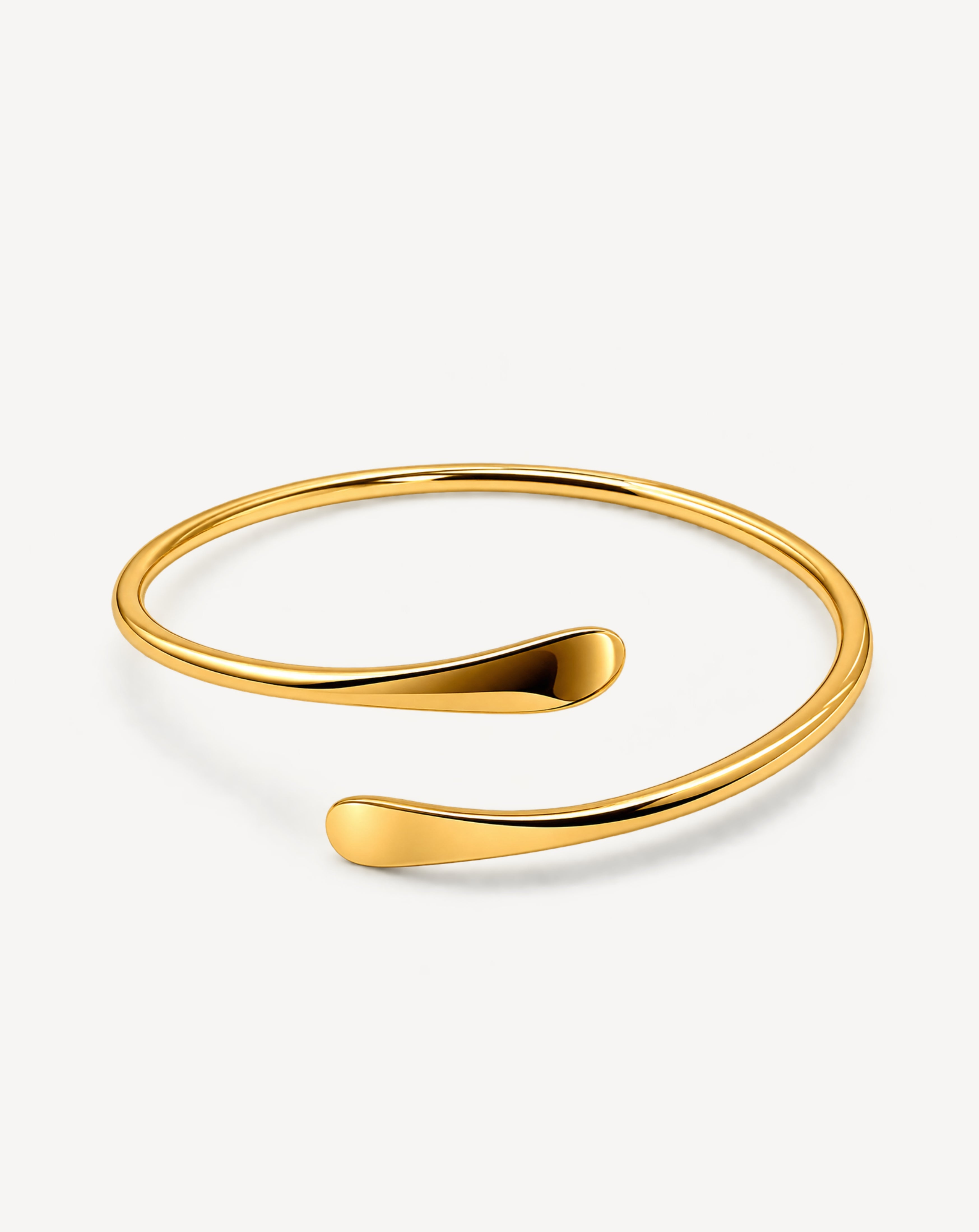 Open Bangle Bracelet for Women | Gold & Silver