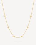 Heart Layered Choker Necklace for Women | 925 Silver