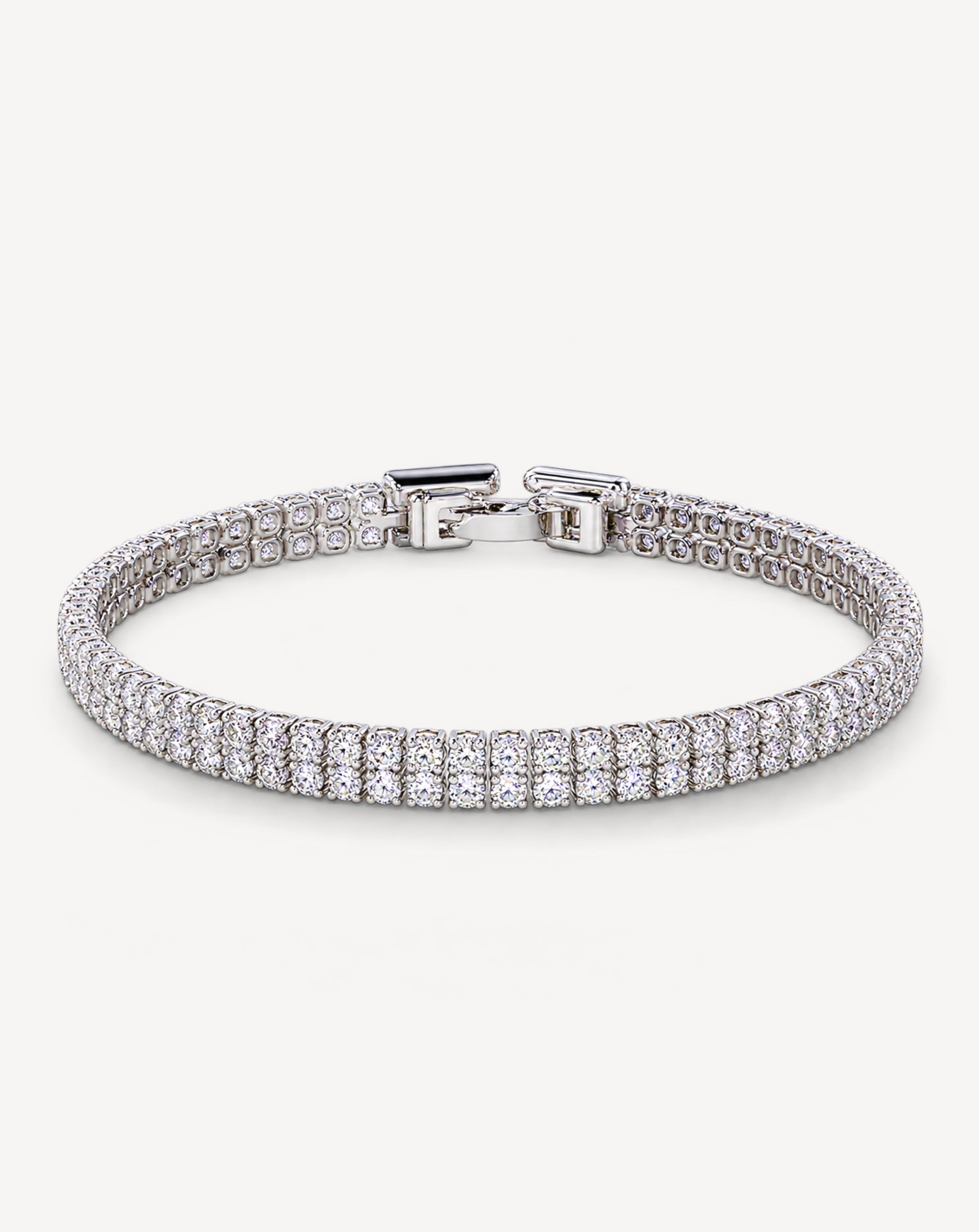 Silver Crystal Tennis Bracelet | Women's Fashion Jewellery