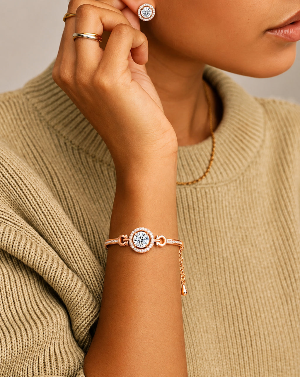 Star Zircon Crystal Bracelet | Women's Fashion Jewellery