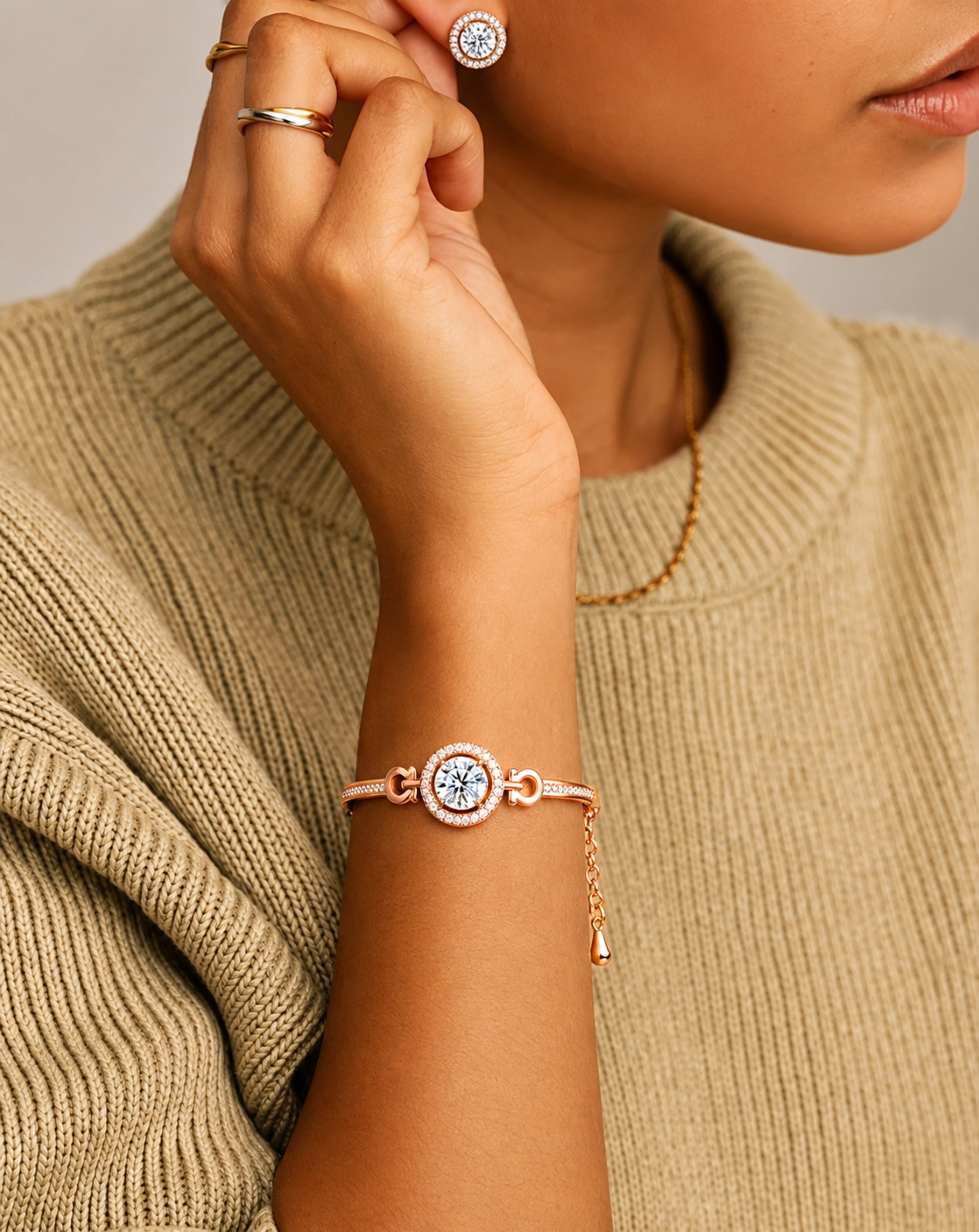Star Zircon Crystal Bracelet | Women's Fashion Jewellery