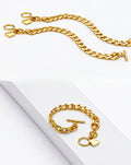 Gold Heart Lock Chain Bracelet | Women's Fashion Jewellery