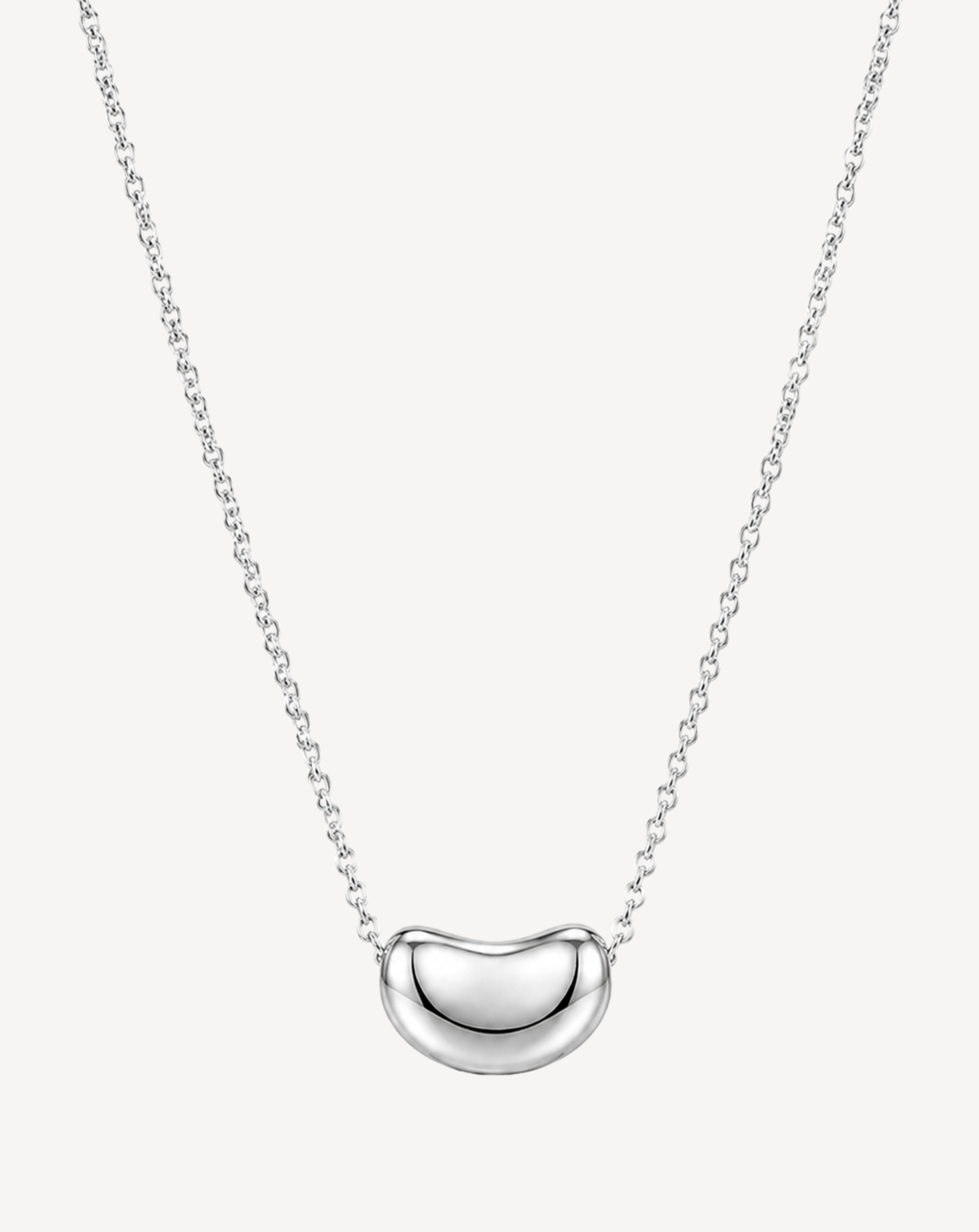 S925 Sterling Silver Acacia Bean Necklace for Women | Revosha
