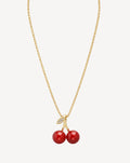Gold Plated Cherry Pendant Necklace for Women - product image 1