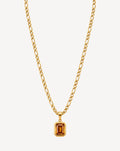 Gold Plated Brown Crystal Pendant Necklace for Women - product image 1