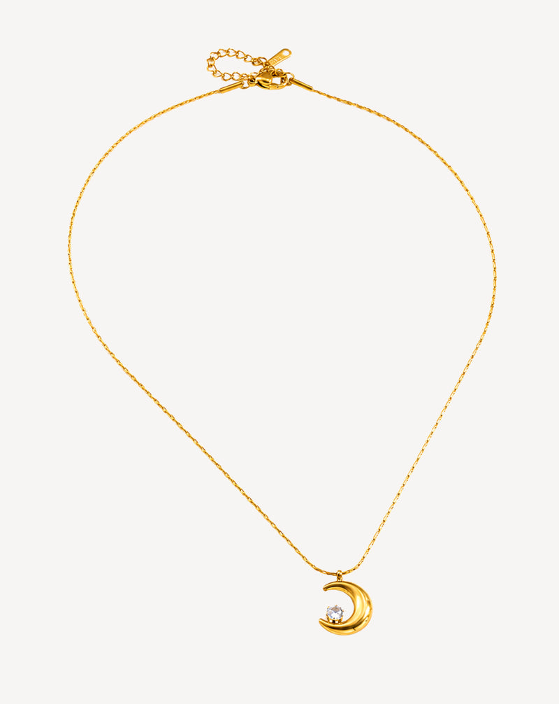 Moon Phase Pendant Necklace for Women | Gold & Silver